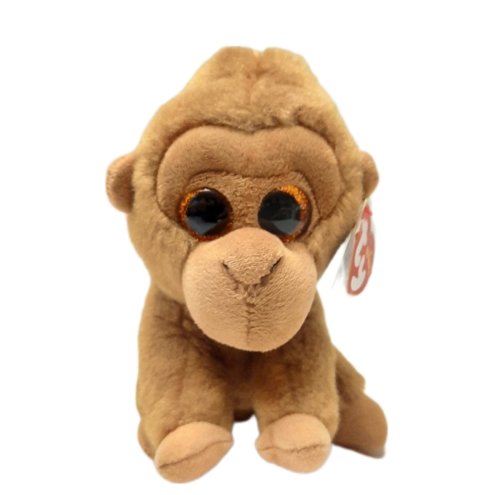 🍒 New TY Original Beanies Monroe Baby Gorilla Plush Soft Kids Toy